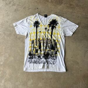 RZST AOP Los Angeles Tee Mens size L y2k